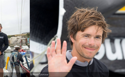 Sébastien Simon, promo 2014, 4e au classement général de la Solitaire Urgo Le Figaro